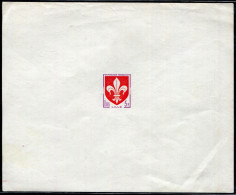 FRANCE - ARMOIRIES - N° 1186, EPREUVE DE LUXE DE LILLE, COULEURS VIOLET & ROUGE - SUP - 1941-66 Stemmi E Stendardi