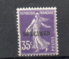 FRANCE N° 142 CI 2 * (charnière) - Cote 56 € - Cours D'Instruction