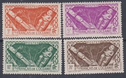 Océanie  N° 117 / 20 XX Partie De Série : Pêcheur, Tahitienne Ou Divinités Indigènes, Les 4 Valeurs Sans Charnière  TB - Unused Stamps