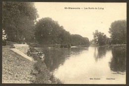 SAINT MAMMES Les Bords Du Loing Pêcheur Péniche (Bouvret Pons) Seine & Marne (77) - Saint Mammes