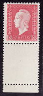 FRANCE  1945  -  Y&T  690  -   Dulac  1f50   -  NEUF** Bas De Feuille - 1944-45 Marianne Of Dulac