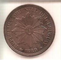 4 Centesimos 1869 - Uruguay