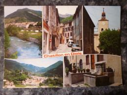 CHATILLON EN DIOIS (26).MULTIVUES.ANNEES 70/80.TBE. - Châtillon-en-Diois