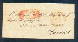 1851.- TARRAGONA A MADRID - ...-1850 Prephilately