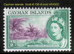 CAYMAN ISLANDS   Scott  # 136*  VF MINT HINGED - Kaimaninseln