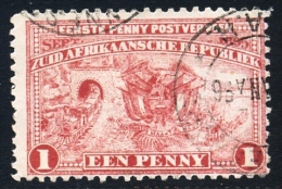 Transvaal 1895. 1d Red. SACC 222, SG 215c. - Transvaal (1870-1909)