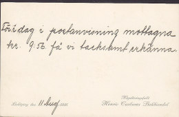 Sweden Postal Stationery Ganzsache Entier Brevkort Private Print HENRIC CARLSONS BOKHANDEL, LINKÖPING 1916 (2 Scans) - Entiers Postaux