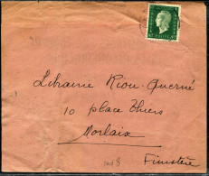 FRANCE - MARIANNE DULAC - N° 688 / IMPRIMÉ DE PARIS POUR MORLAIX - TB - 1944-45 Marianne Of Dulac