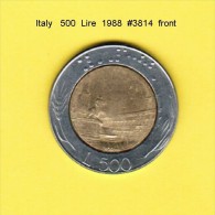 ITALY   500  LIRE  1988  (KM # 111) - 500 Lire