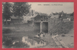 ROHAN --> Le Pont D´Oust. Lavandières Au Pied Du Pont. - Rohan