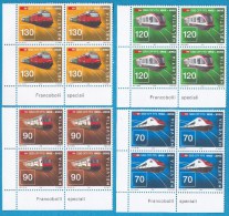 N° 1703 à 1706 Centenaire Des Chemins De Fer Fédéraux: Série En Bloc De 4 Timbres - Nuevos