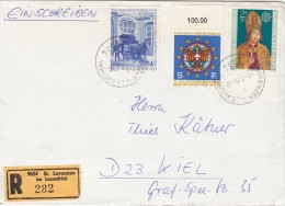 1975,  LETTRE  RECOMMANDEE, AUTRICHE, St LORENZEN  Pour FRANCE,  /4509 - Briefe U. Dokumente