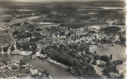 PICARDIE - 60 - OISE -VERBERIE - Vué Générale Aérienne - CPSM PF NB - Verberie