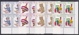 N° 1260 à 1263 Pour La Jeunesse: Surtaxe Jouet: Série En Bloc De 4 Timbres - Unused Stamps