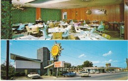 Chattanooga TN Tennessee, Quality Inn & Drake Restaurant Interior View, Auto, C1960s Vintage Postcard - Chattanooga