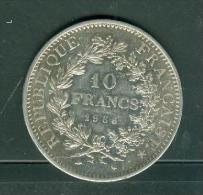 Piece 10 Francs Argent Silver , Année 1966 - Pic0202 - 10 Francs