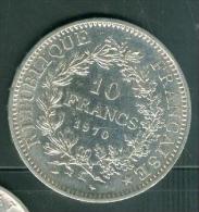 Piece 10 Francs Argent Silver , Année 1970 - Pic0702 - 10 Francs
