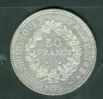Piece 50 Francs Argent Silver , Année 1978  - Pic0901 - 50 Francs
