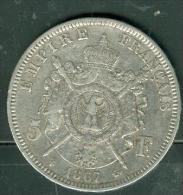 Argent Silver Pièce 5 Fr. Napoléon III 1867 B   - Pic1101 - 5 Francs