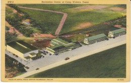 Camp Wolters TX Texas, Mineral Springs TX Area, US Army Camp WWII, C1940s Vintage Curteich Linen Postcard - Andere & Zonder Classificatie