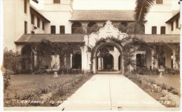 McAllen TX Texas, Hotel Casa De Palmas Front Entrance, C1940s/50s Vintage Real Photo Postcard - Andere & Zonder Classificatie