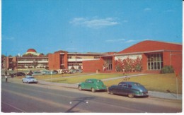 San Antonio TX Texas, San Antonio College Campus, Autos, C1940s/50s Vintage Postcard - San Antonio