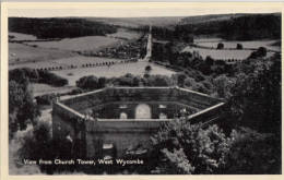 C1930 WEST WYCOMBE VIEW FROM CHURCH TOWER - Buckinghamshire