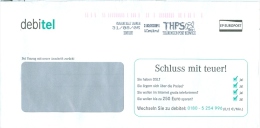 BRD Erfurt Privatpost 2005 EP Europost Ganzsache + THPS-Stempel Thüringer Post Service Debitel Schluss Mit Teuer! - Private & Local Mails