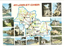 Cp, 41, Loir-et-Cher, Multi-Vues, Voyagée 1975 - Other & Unclassified