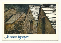 Cp, 48, La Lozère, Maisons Typiques, Voyagée 1978 - Other & Unclassified
