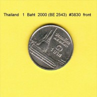 THAILAND   1  BAHT 2000  (BE 2543)  (Y # 183) - Tailandia