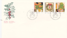 Canada 1987 Christmas FDC - 1981-1990