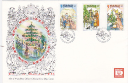 Great Britain Isle Of Man 1987 Christmas FDC - Ohne Zuordnung