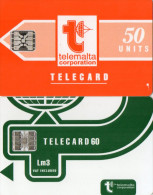 TELECARTES   MALTE    (lot De 2)  ***** - Malta