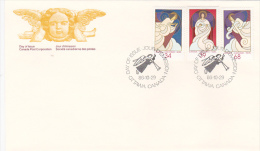 Canada 1986 Christmas FDC - 1981-1990