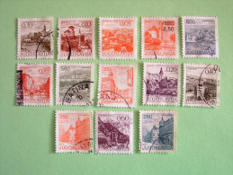 Yugoslavia 1980/81 Building City Tower Church Mosque River Harbour - Used Stamps