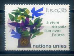 UNITED NATIONS GENEVA - 1978 LIVING IN PEACE - Unused Stamps