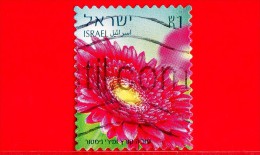 ISRAELE - ISRAEL - 2013 - Fiori - Flowers - Fleurs - Gerbere - 1 - Usados (sin Tab)