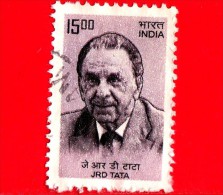 INDIA - 2009 - Usato - JRD TATA - 15.00 - Gebruikt