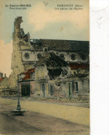 LA GUERRE 1914-1918-RIBECOURT - LES RUINES DE L'EGLISE - Ribecourt Dreslincourt