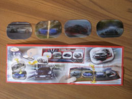 KINDER SURPRISE 2012 PORSCHE - N° TR044 - HOLOGRAMMES - AUTOCOLLANTS 3D + BPZ - Altri & Non Classificati