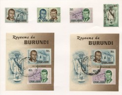 1966 Uitgifte -   Volledige Reeks Met Blokken Getand & Ongetand ! Nrs 168/71 En BL 170A/B & 71A/B - Used Stamps