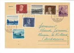 Liechtenstein //Entier Postal // Entier De Vaduz Pour Lausanne - Entiers Postaux