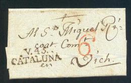 1832.- VILLAFRANCA DEL PENEDES A VICH - ...-1850 Prephilately