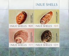 Niue 2012 Shells MS MNH - Niue