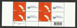 Portugal Eau Timbre Enterprise Avec Vignette 2006  X 4 **  Water Corporate Stamp 2006 With Cinderella Tab X 4 - Nuevos