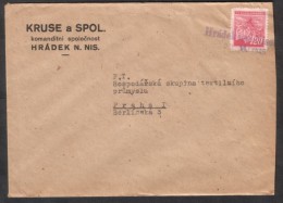 C00958 - Czechoslovakia (1945) Hradek Nad Nisou ("provisional" Postage Postmark) - Briefe U. Dokumente