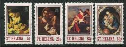 104 SAINTE HELENE 1988 - Noel Tableau Vierge Enfant - Neuf Sans Charniere (Yvert 487/90) - St. Helena