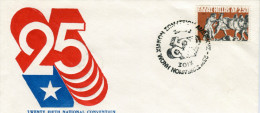 Greece-Commemorative Cover W/ "25th National Convention Of United Chian Societies Of America" [Chios 23.7.1972] Postmark - Affrancature E Annulli Meccanici (pubblicitari)