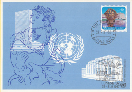 VN/UNO &ndash; Genèvè/Genf  - Lunaba '87 - Luzern 28/31 - 5 - 1987 - Michel 153 - ONU